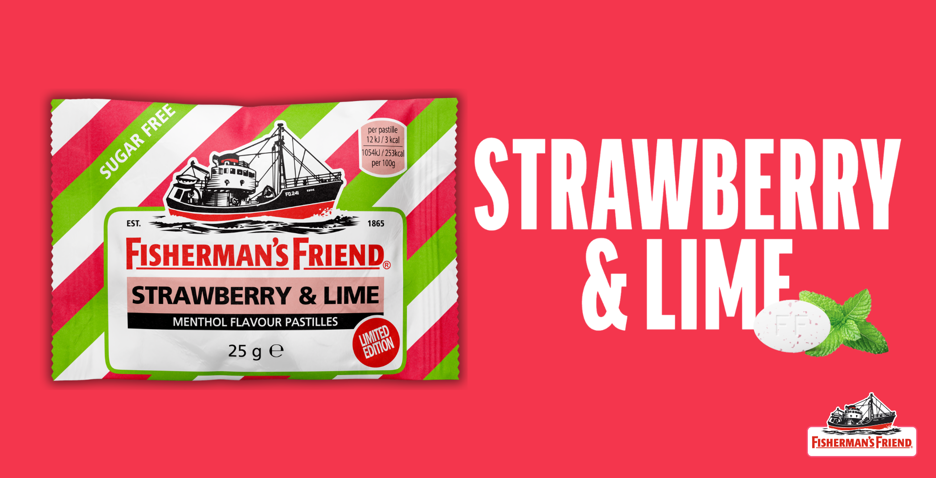 Fisherman's Friend Strawberry & Lime