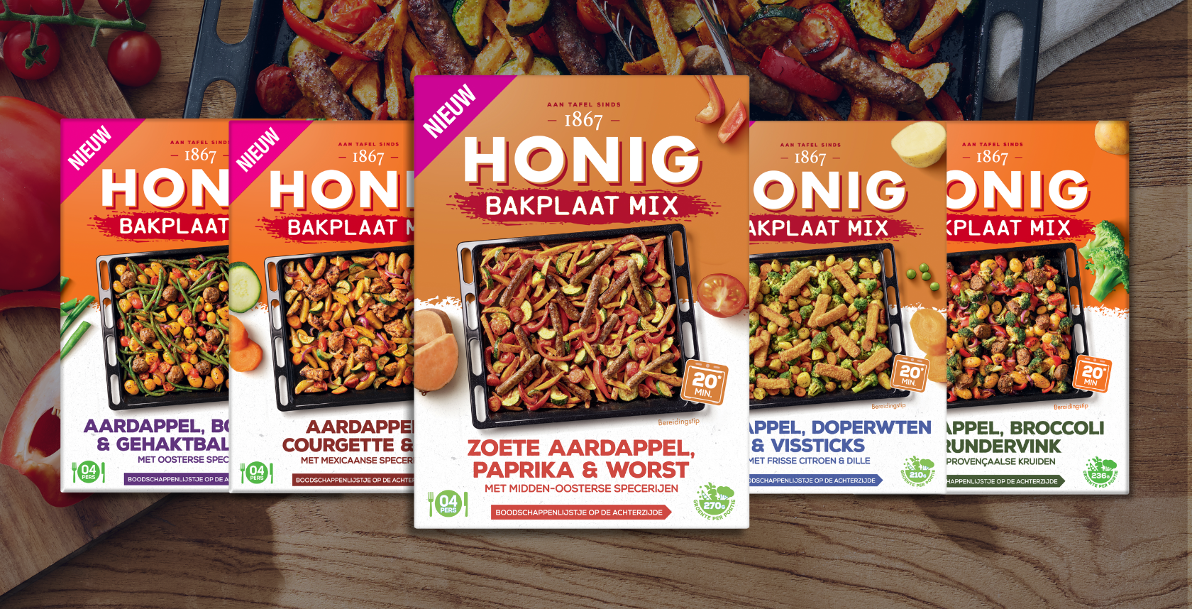 Honig Bakplaat Mix